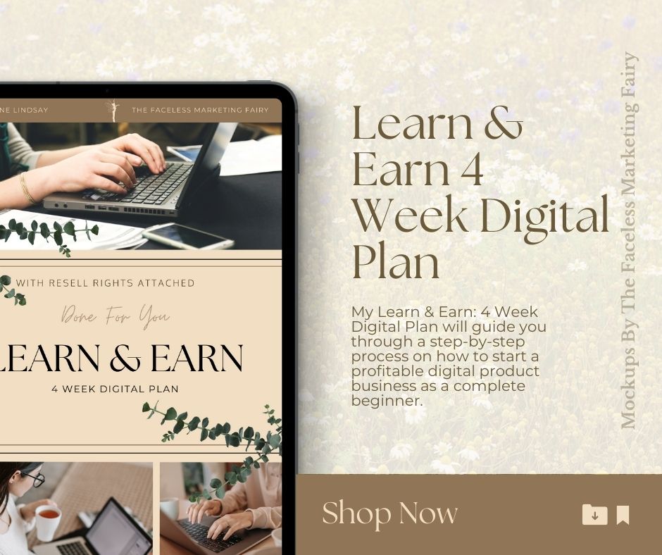 Learn & Earn: 4 Week Digital Plan with MRR